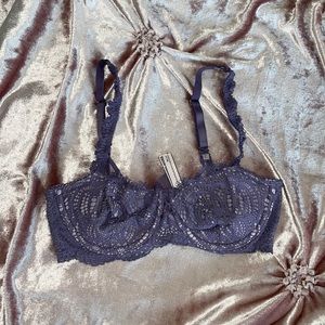 Purple Lace Victorias Secret Bra 34D